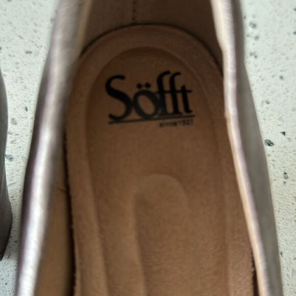 Sofft Lana Women’s Bronze Leather Pumps Block Heeled Comfortable Shoes Size 9M - Picture 9 of 15